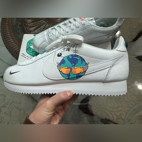 Nike Flyleather-Nike Earth Day Cortez Flyleather Size 10.5 Men’s - Picture 12 of 14